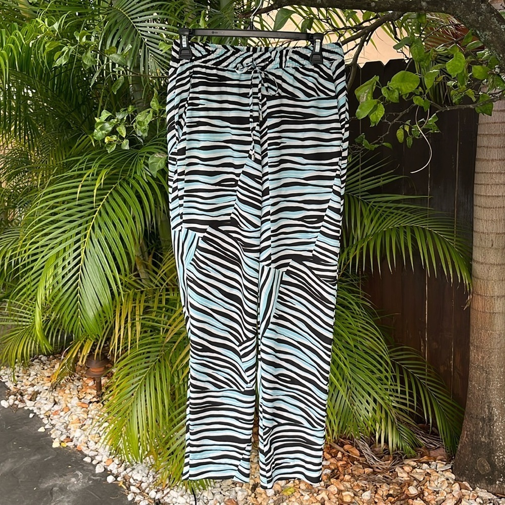 DKNY Zebra Print Pants size small